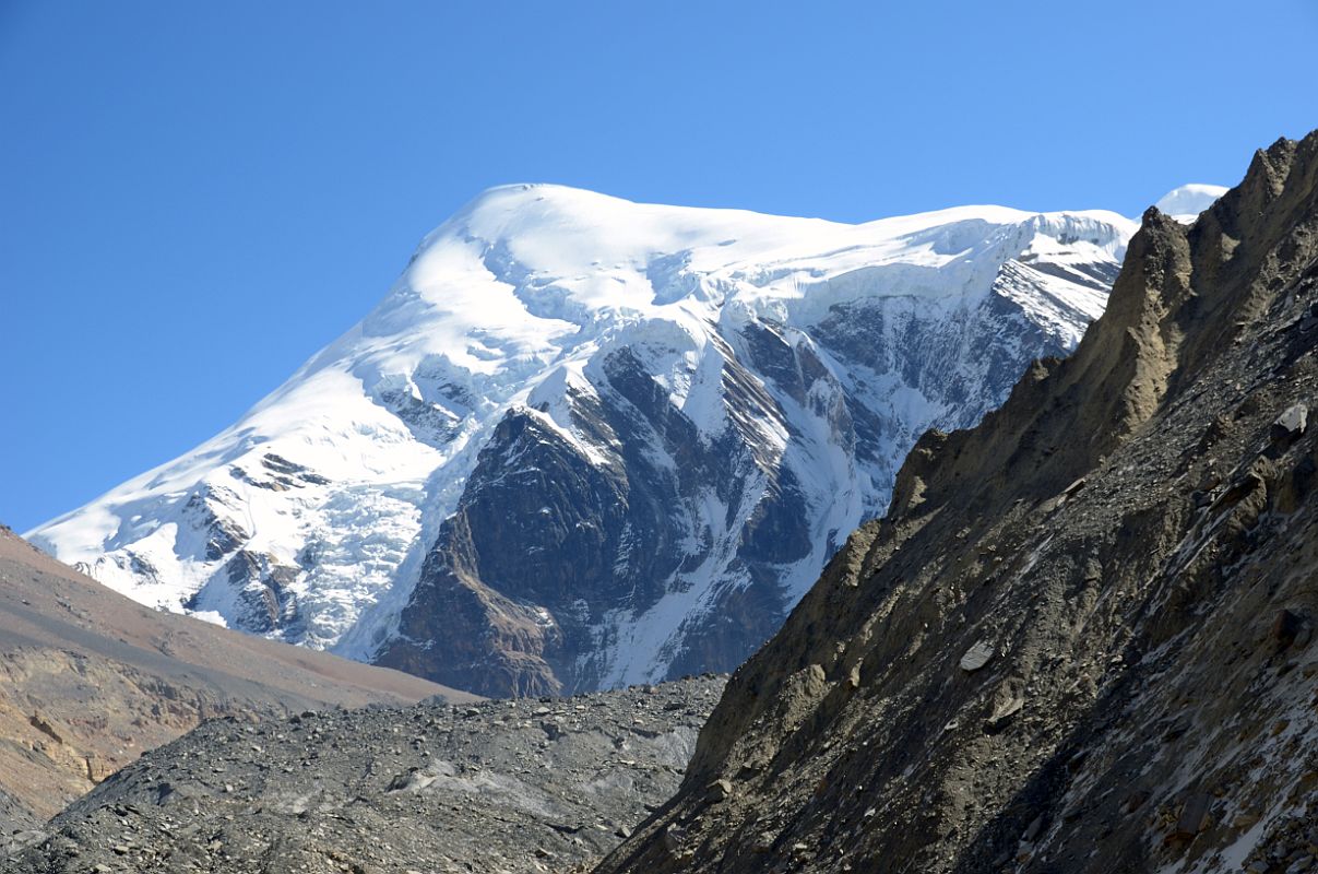 13 Tukuche Peak and Chhonbardan Glacier From Between Dhaulagiri Base Camp And Glacier Camp Around Dhaulagiri 